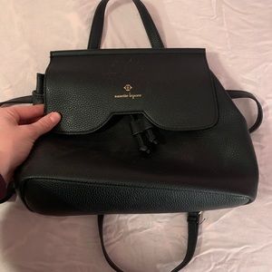 black purse backpack!!